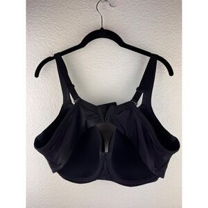 Soma Stunning Support Balconette Bra Black 44DD Wire Free Full Coverage